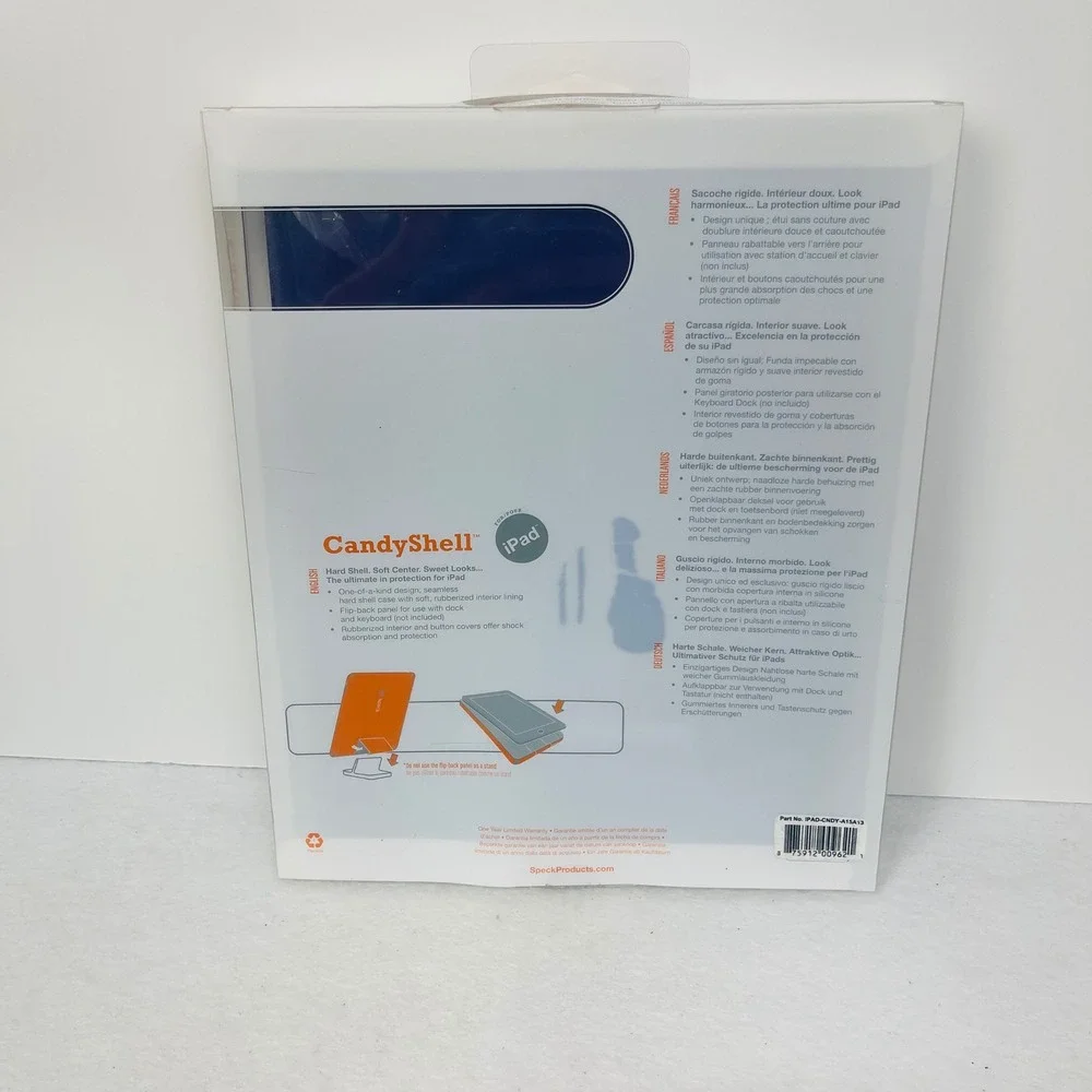 Speck CandyShell iPad Case Purple Hard Shell Soft Center IPAD-CNDY-A15A13